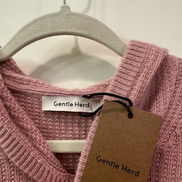NWOT Gentle Herd 100% Cashmere Pullover Hooded Sweater - Picture 3 of 9